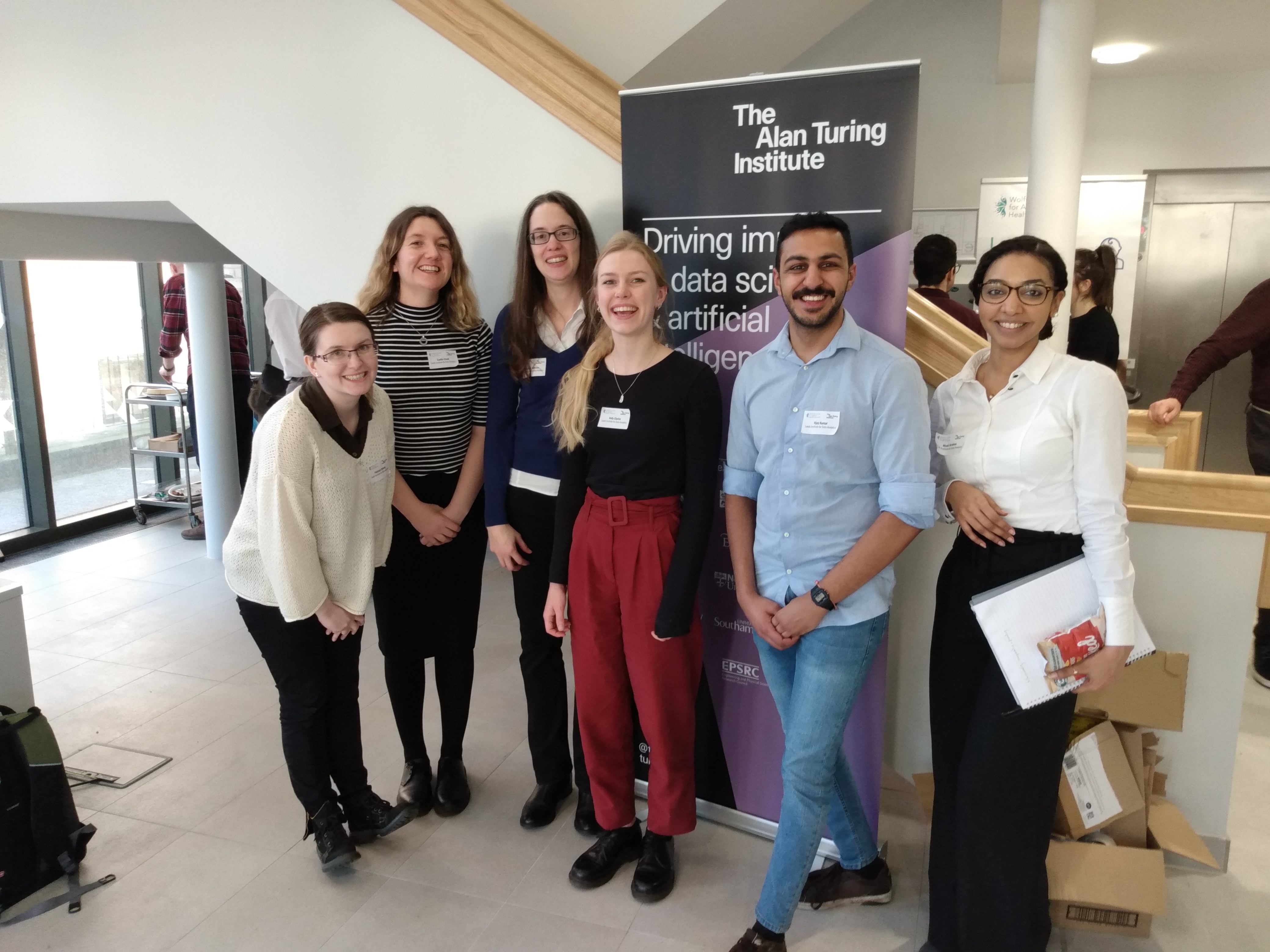 Holly and fellow LIDA interns, attending the Improving Lives Through Place-Based Urban Analytics event in Bradford.